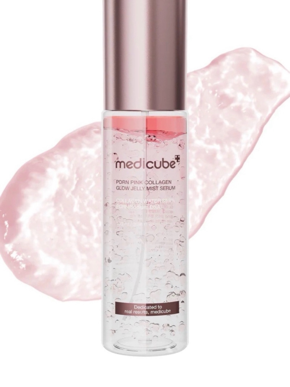 Medicube Pink Collagen Glow Jelly Mist Serum - Hydrating Pink Face Mist